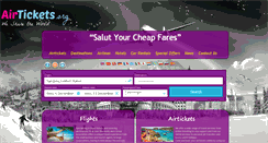 Desktop Screenshot of airtickets.org