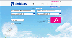 Desktop Screenshot of airtickets.com.tr