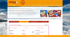Desktop Screenshot of airtickets.ch
